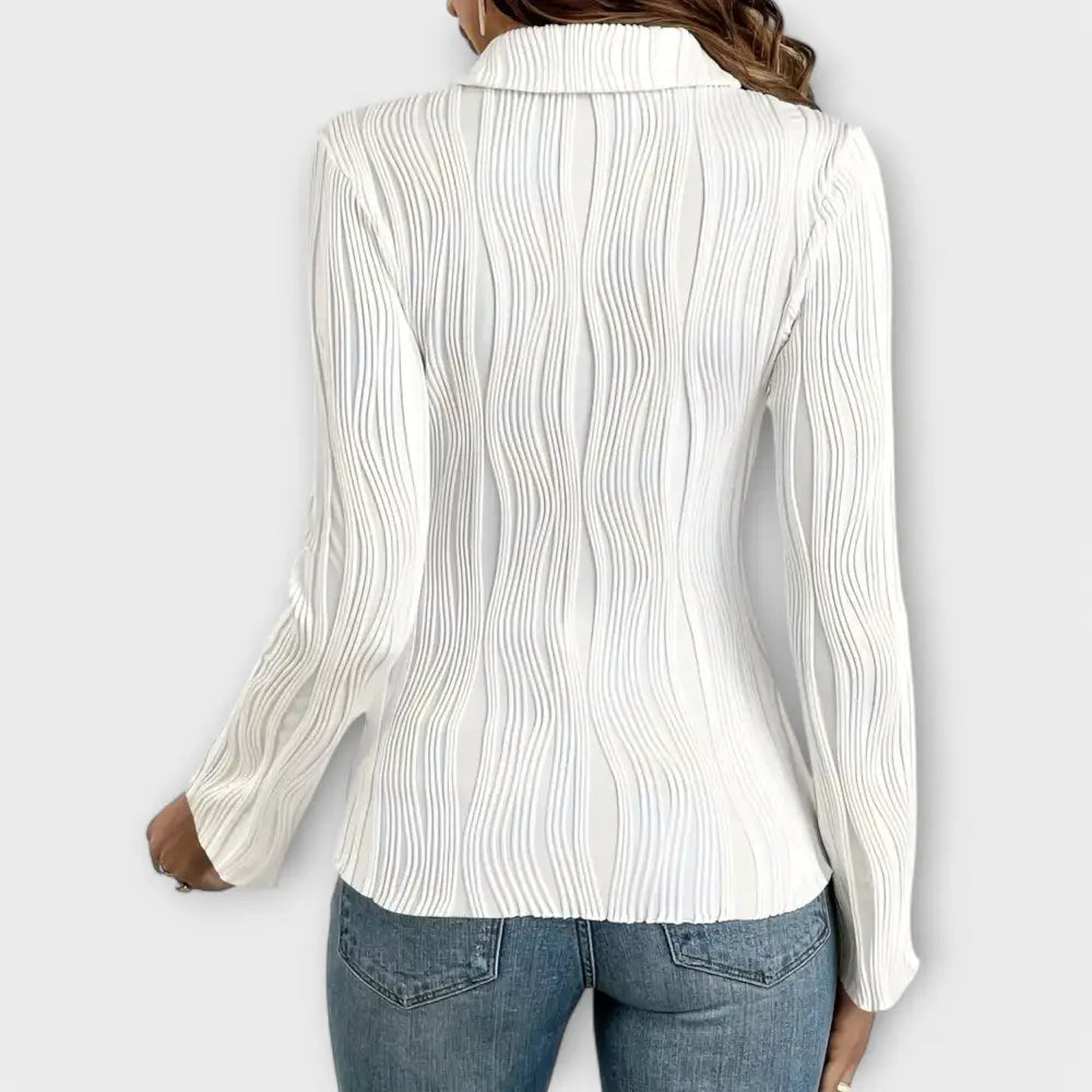 Natalia – Blusa Elegancia Casual Atemporal - Natalia – Blusa Elegancia Casual Atemporal > Blouses > >