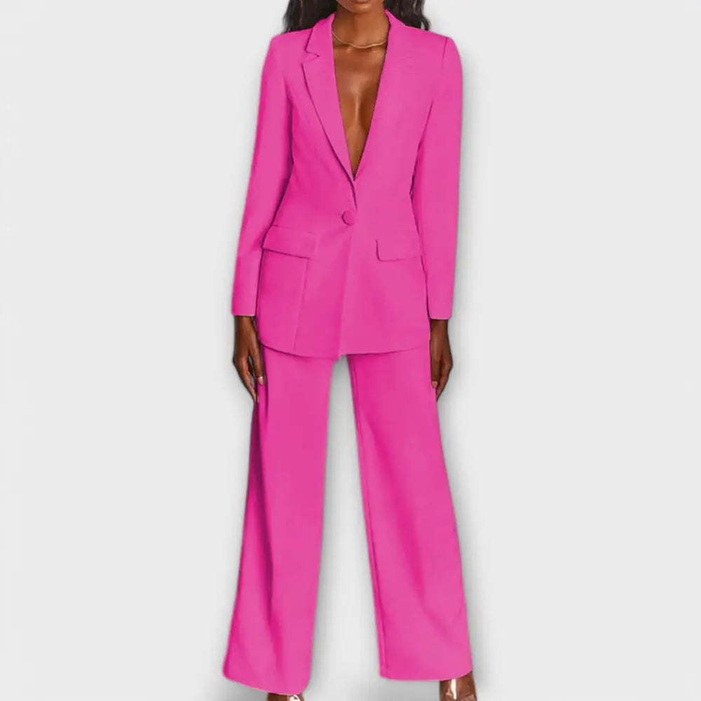 Nerea – Conjunto Chic y Versátil - Rosa / S - CONJUNTOS