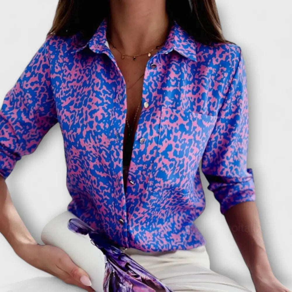 Nuria – Blusa Elegancia Atemporal y Chic - Lila Blume / S - Nuria – Blusa Elegancia Atemporal y Chic > Blouses > >