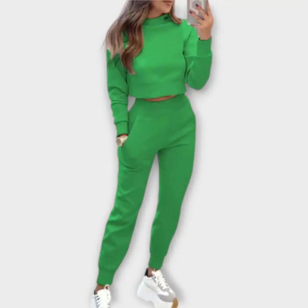 Olivia – Conjunto Comodidad y Estilo Moderno - Verde / S - CONJUNTOS