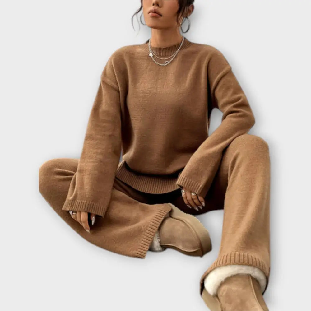 Olivia – Conjunto Estilo Casual con Confort Elegante - Khaki / Einheitsgröße (S - 2XL) - CONJUNTOS