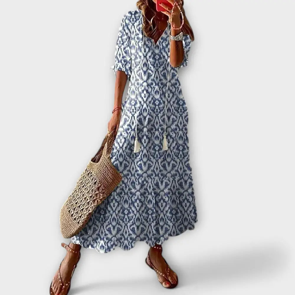 Paloma – Vestido Brillo de Verano - Himmelblau / XS - Vestidos