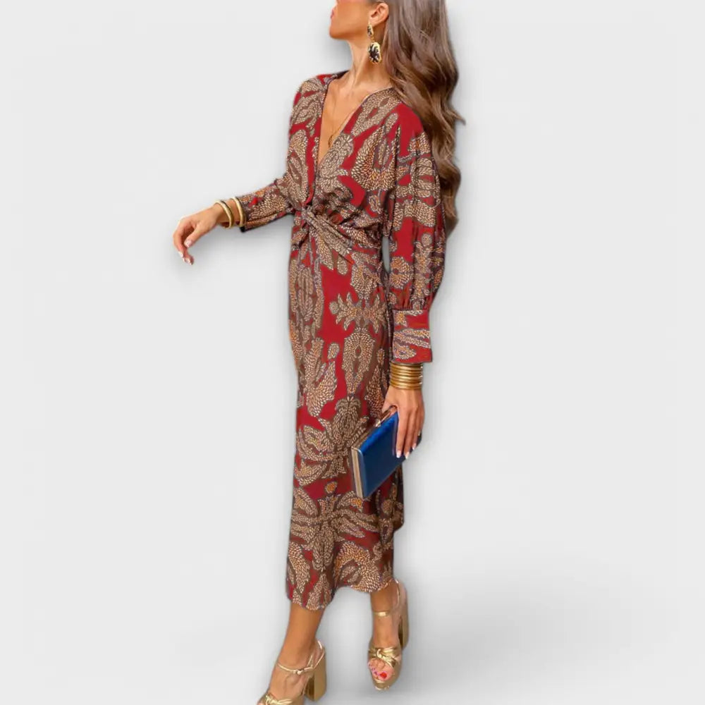 Paloma – Vestido Glamour Sofisticado - Verde / S - Vestidos
