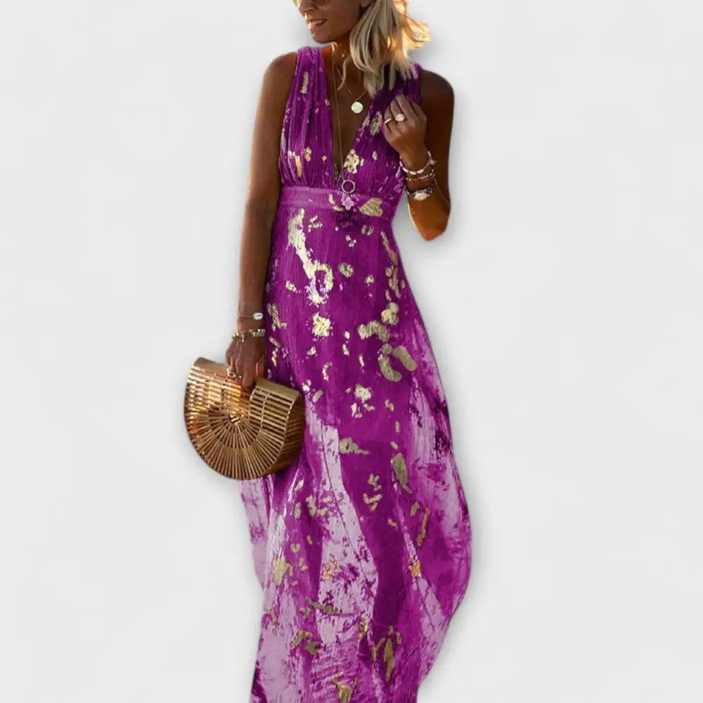 Raquel – Vestido Encanto Floral - Lila / XS - Vestidos