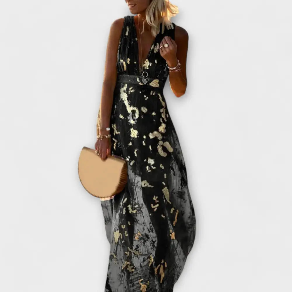 Raquel – Vestido Encanto Floral - Negro / XS - Vestidos