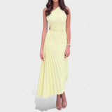 Renata – Vestido Brillo de Estilo Elegante - Amarillo / S - Vestidos