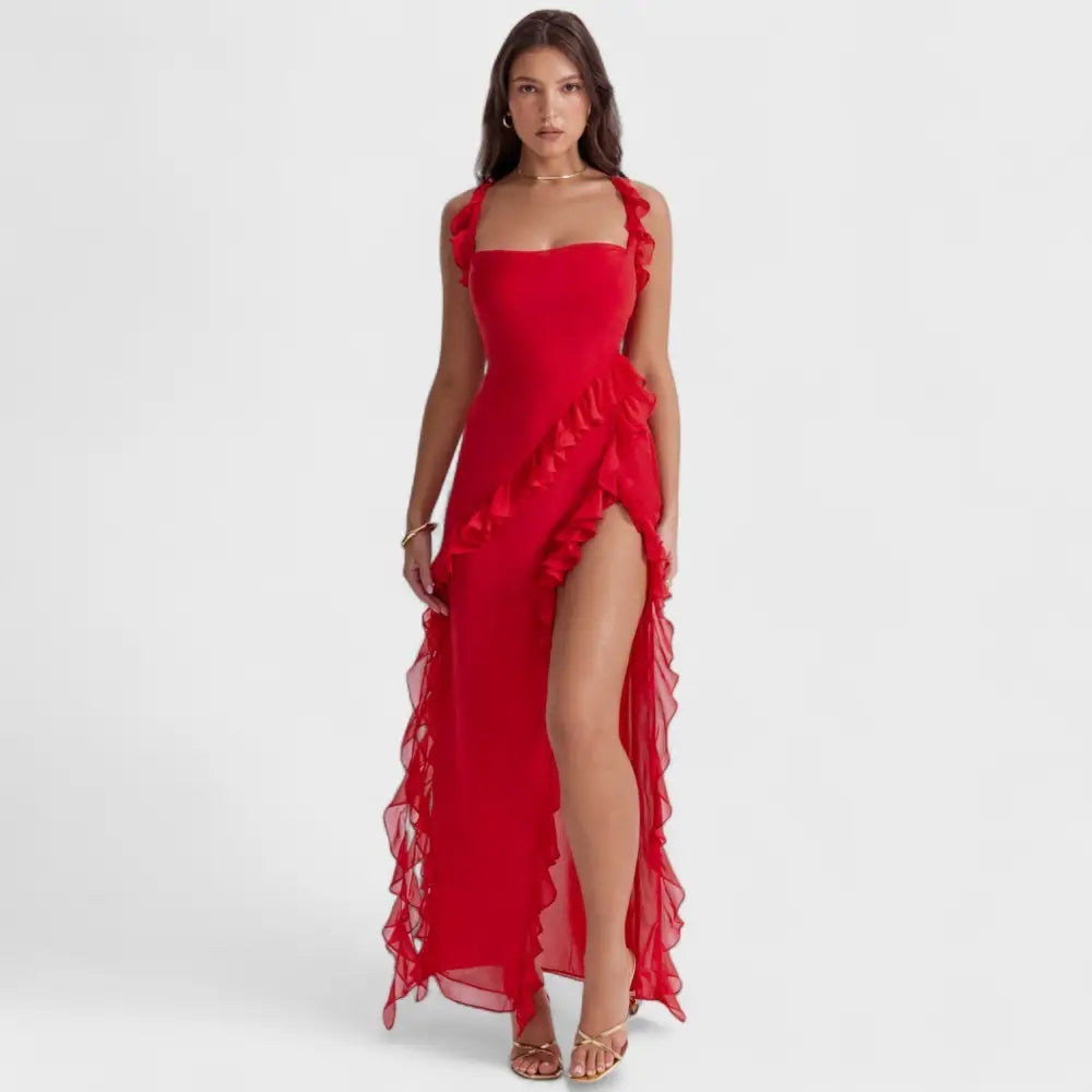 Rocío – Vestido Belleza Atemporal - Rojo / XS - Vestidos