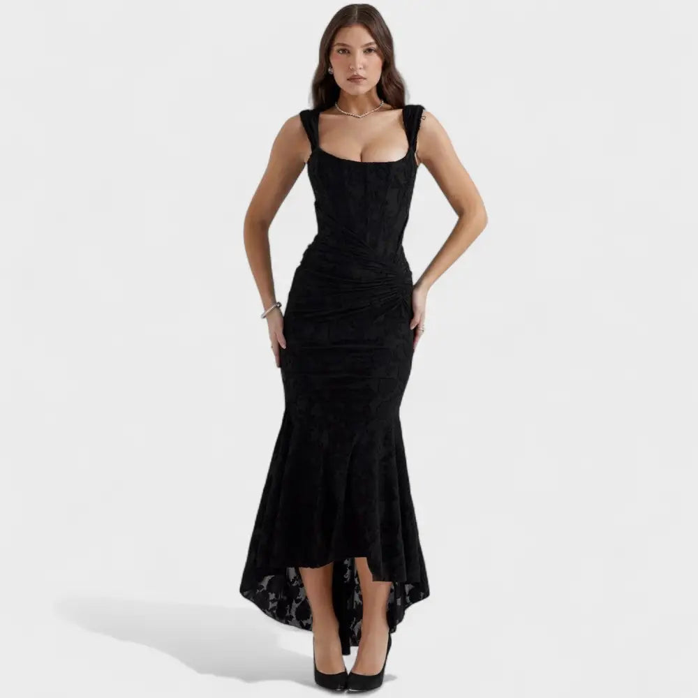 Rocío – Vestido Brillo de Estilo Elegante - Negro / XS - Vestidos