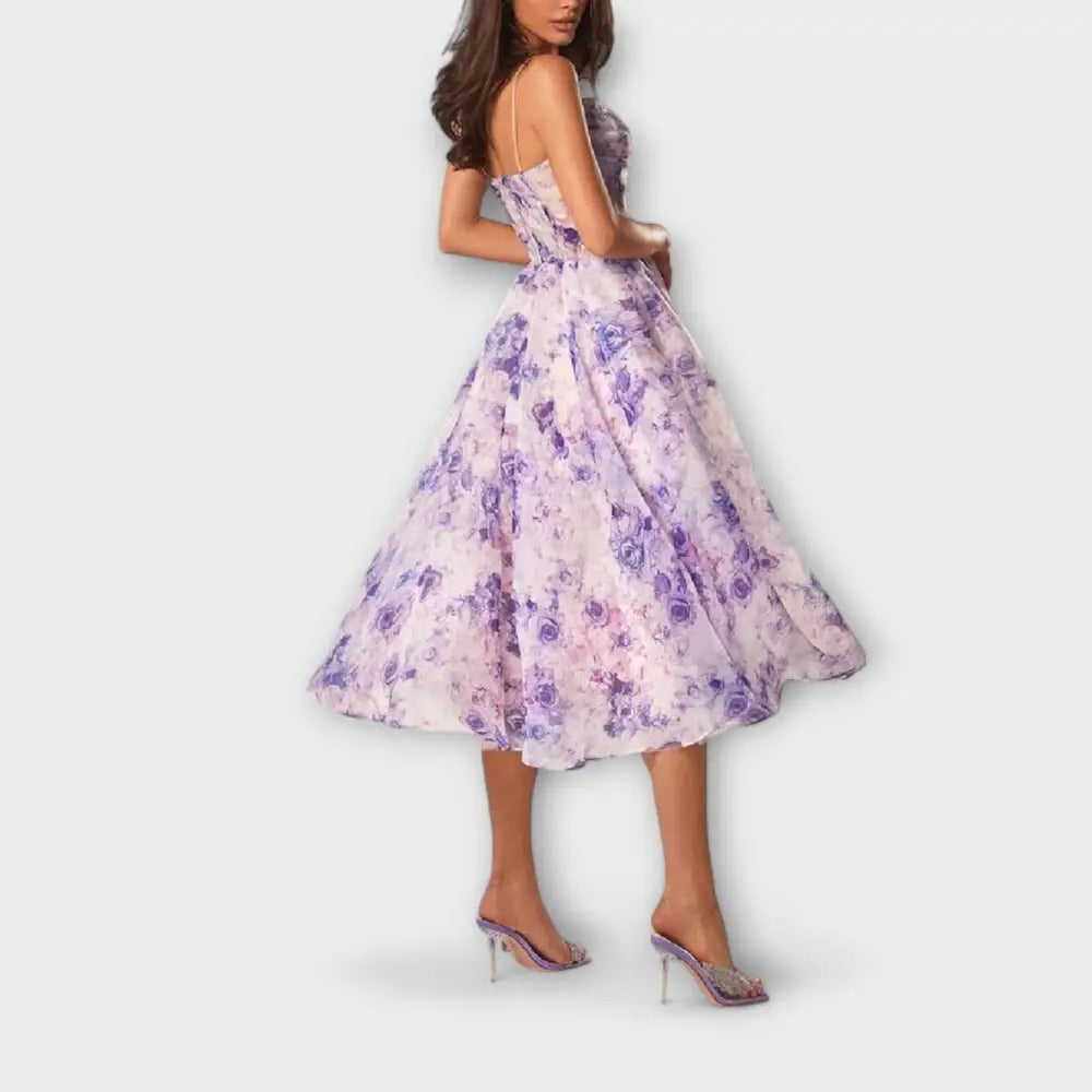 Rocío – Vestido Elegancia Floral Atemporal - Vestidos