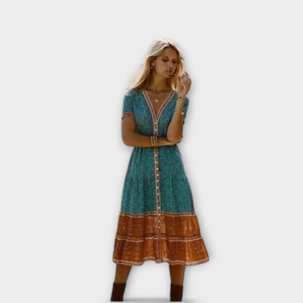 Sofía – Vestido Encanto Floral Boho - Vestidos