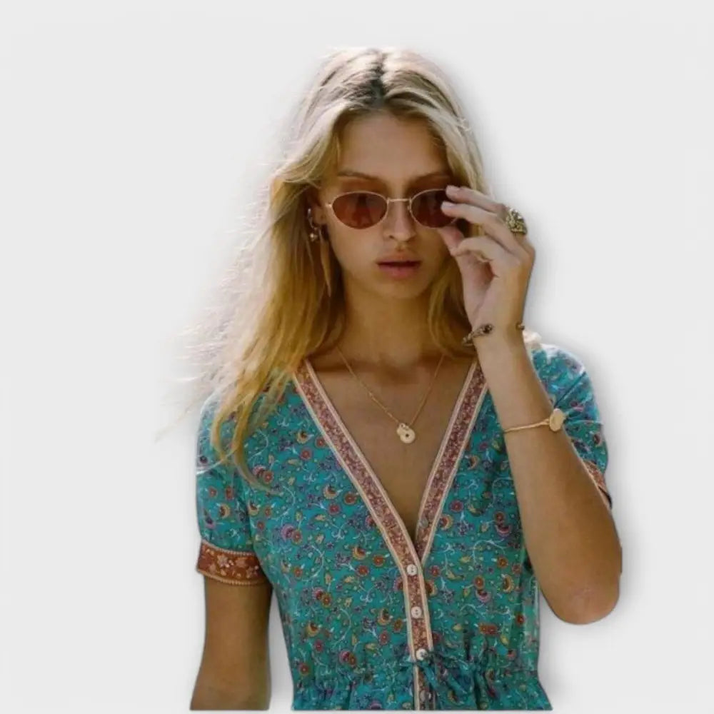 Sofía – Vestido Encanto Floral Boho - Vestidos