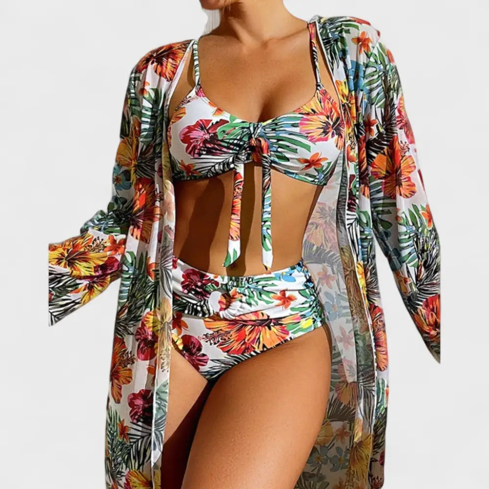 Tamara – Conjunto Esencia Floral Radiante - Glenda – Conjunto Floral de Bikini y Top