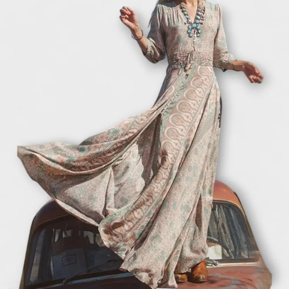 Valentina – Vestido Bohemio Casual para Momentos de Libertad - Vestidos