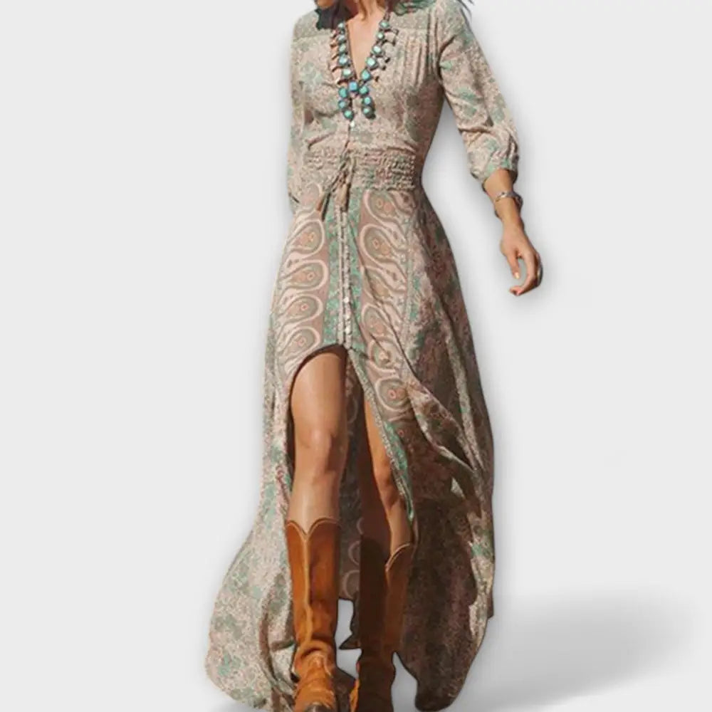 Valentina – Vestido Bohemio Casual para Momentos de Libertad - Vestidos