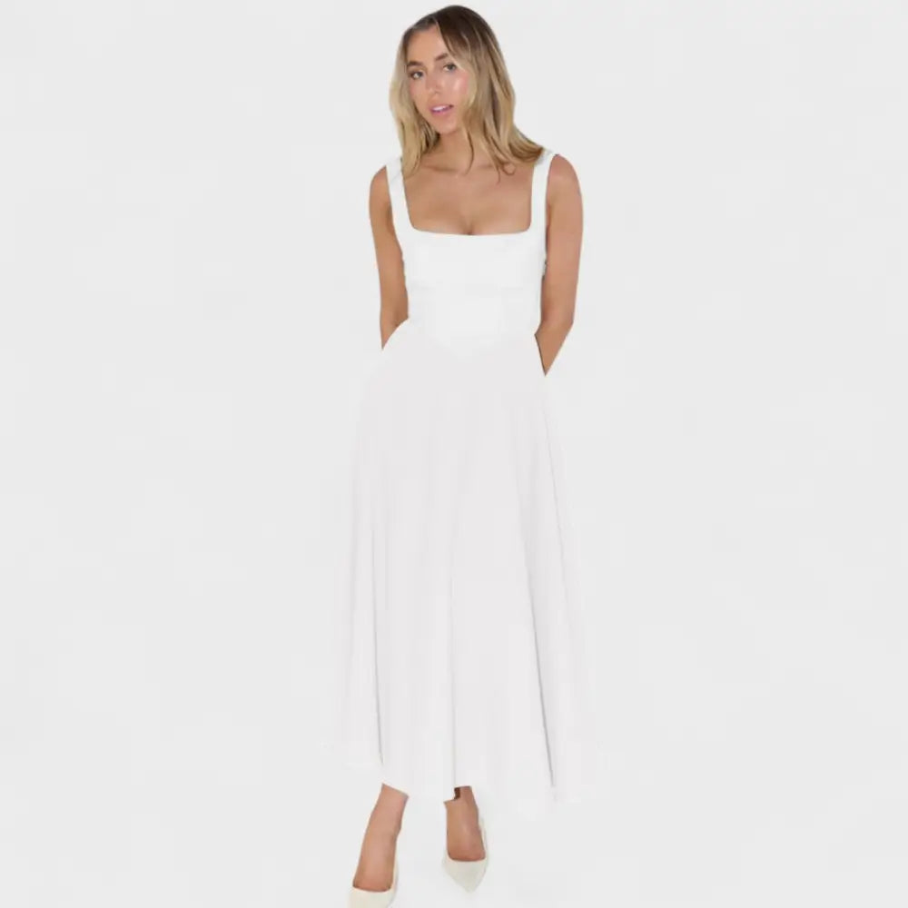 Valentina – Vestido Elegancia Atemporal - Blanco / S - Vestidos