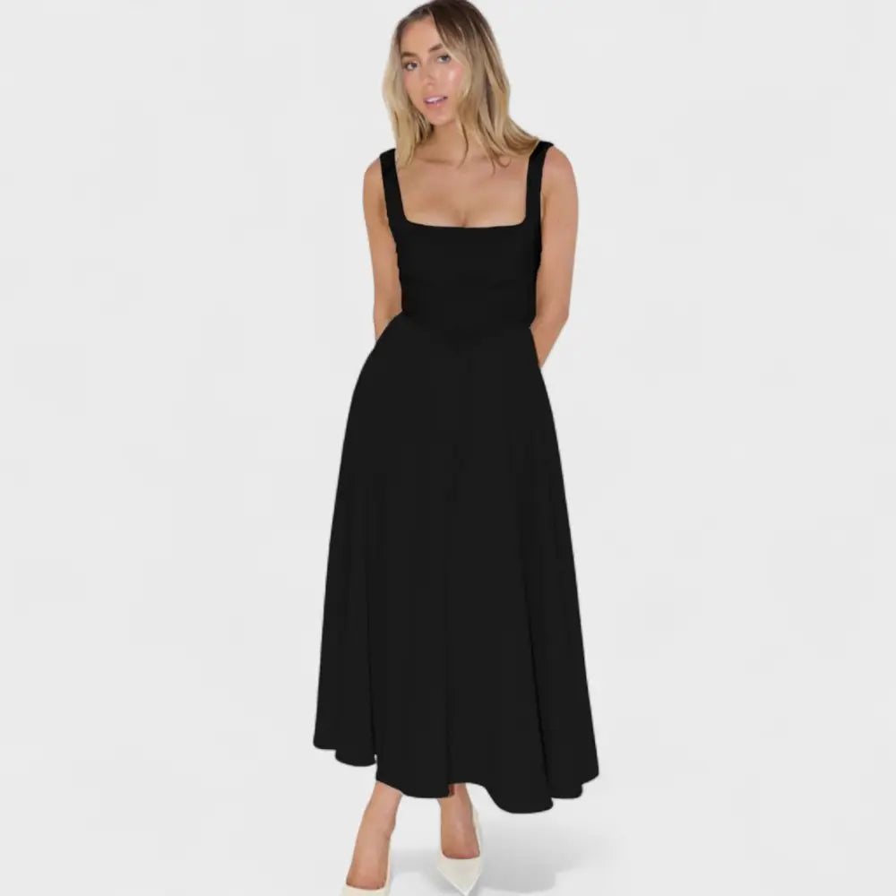 Valentina – Vestido Elegancia Atemporal - Negro / S - Vestidos