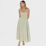 Valentina – Vestido Elegancia Atemporal - Salvia / S - Vestidos