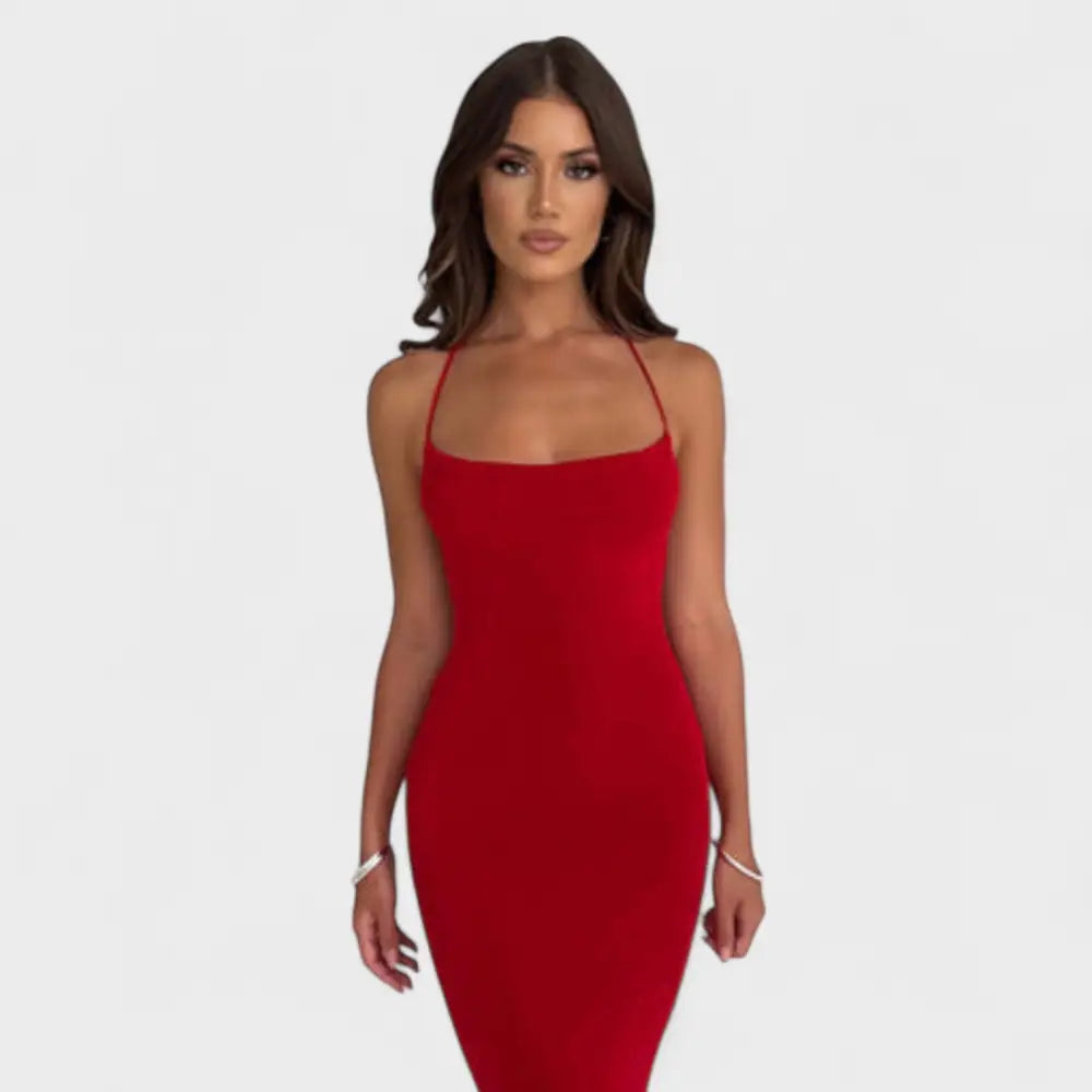 Valentina – Vestido Elegancia sin Esfuerzo - Rojo / XS - Vestidos