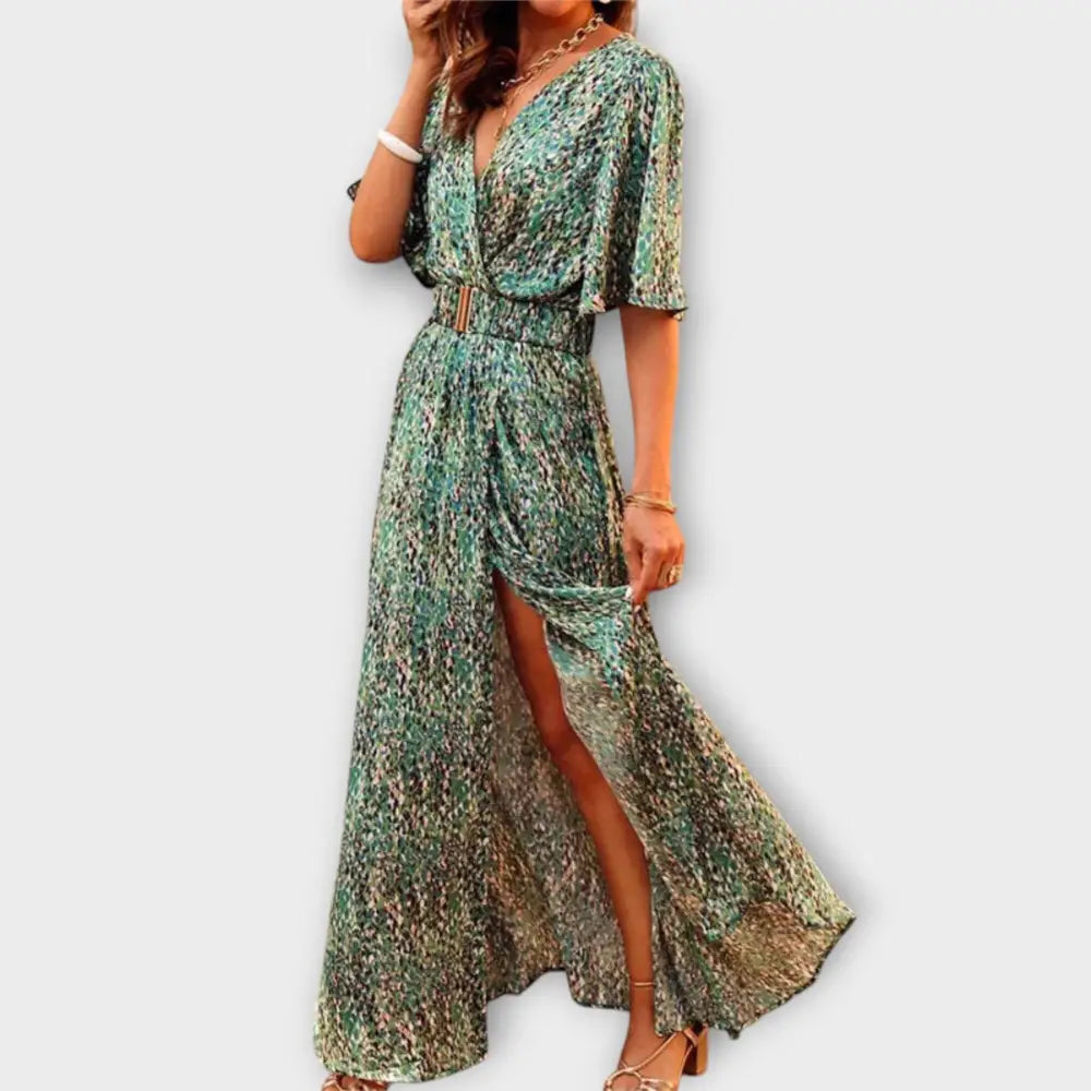 Valentina – Vestido Elegancia y Confort Atemporal - Verde / XS - Vestidos