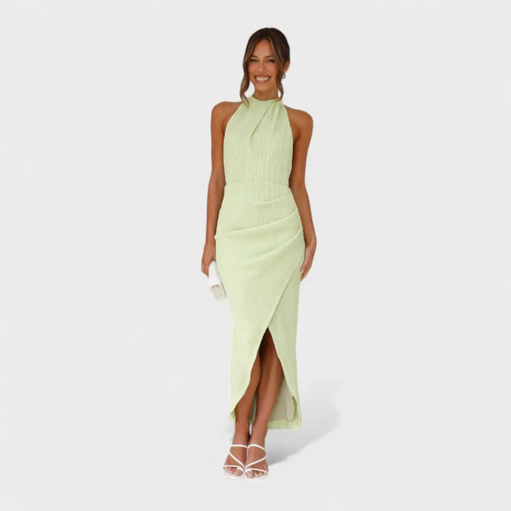 Valentina – Vestido Encanto de Verano - Verde pistacho / S - Vestidos