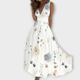Valentina – Vestido Encanto Floral Atemporal - Grau / S - Vestidos