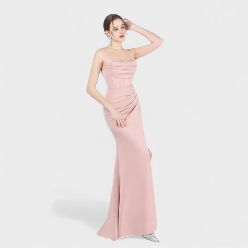 Valentina – Vestido Estilo Deslumbrante - Rosa / XS - Vestidos