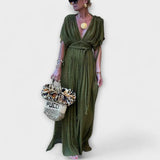 Valentina – Vestido Estilo Griego Sofisticado - Verde / Einheitsgröße - Vestidos