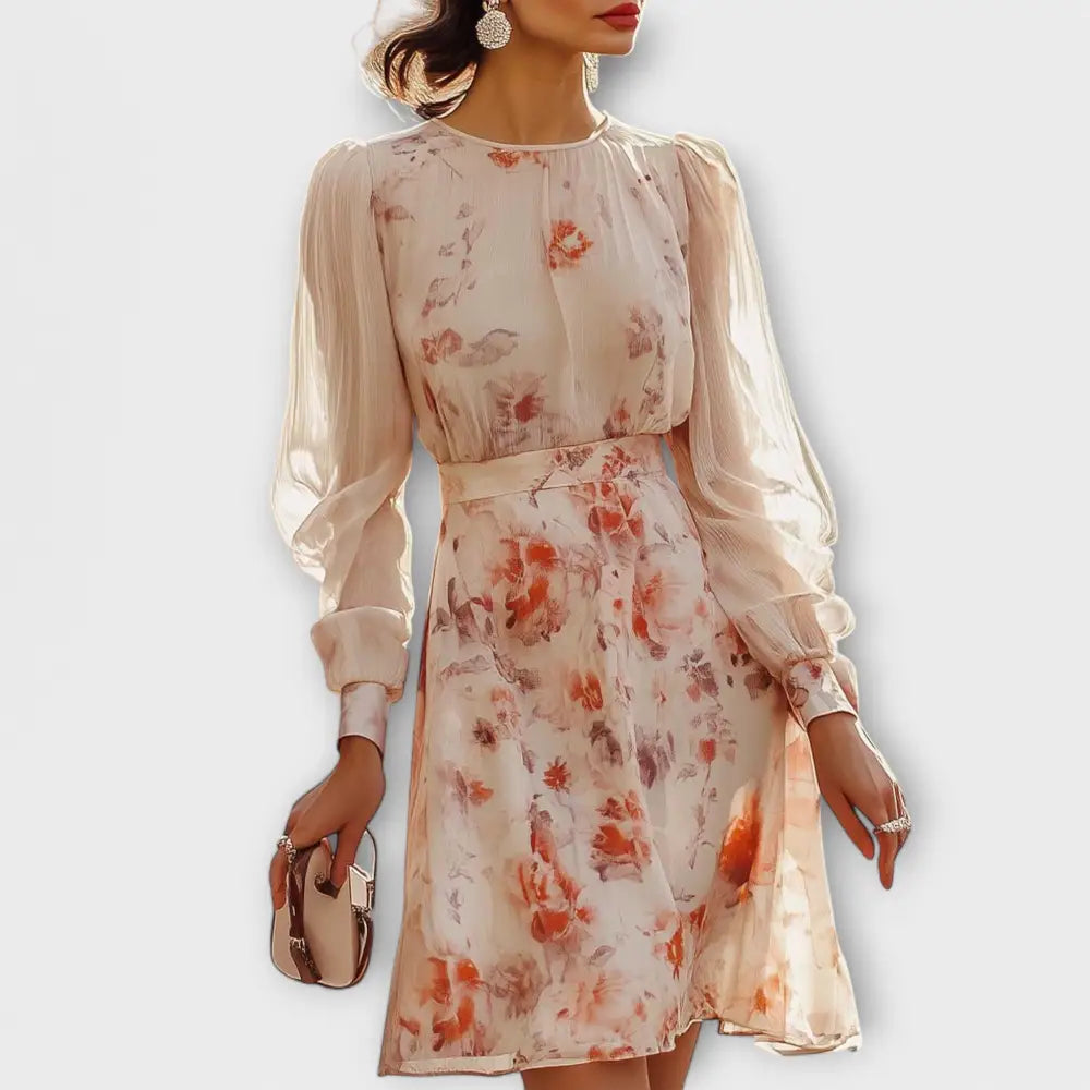 Valentina – Vestido Flores de Verano Elegante - Vestidos