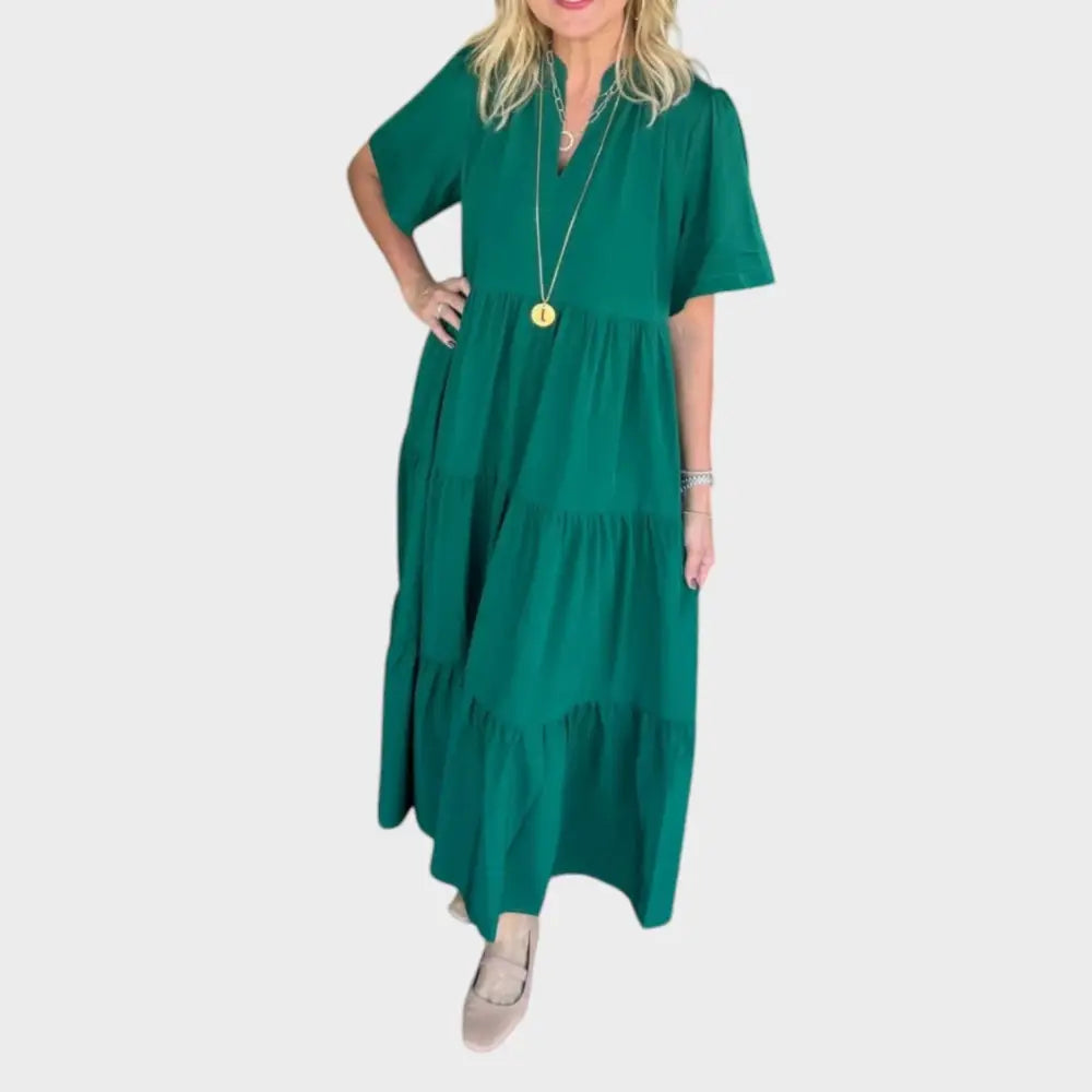 Valentina – Vestido Libertad Fluyente - Verde / S - Vestidos