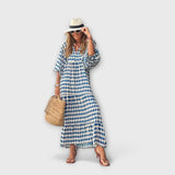 Valentina – Vestido Luz Geométrica Radiante - Vestidos
