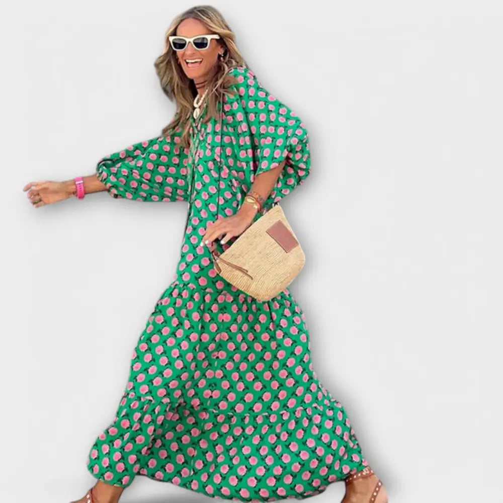 Valentina – Vestido Luz Geométrica Radiante - Vestidos