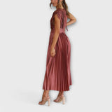 Valentina – Vestido Plisado Encanto Sofisticado - Vestidos