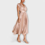 Valentina – Vestido Plisado Encanto Sofisticado - Vestidos