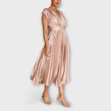Valentina – Vestido Plisado Encanto Sofisticado - Vestidos