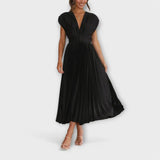 Valentina – Vestido Plisado Encanto Sofisticado - Vestidos