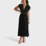 Valentina – Vestido Plisado Encanto Sofisticado - Vestidos