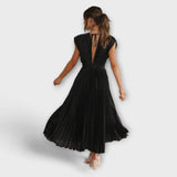 Valentina – Vestido Plisado Encanto Sofisticado - Vestidos
