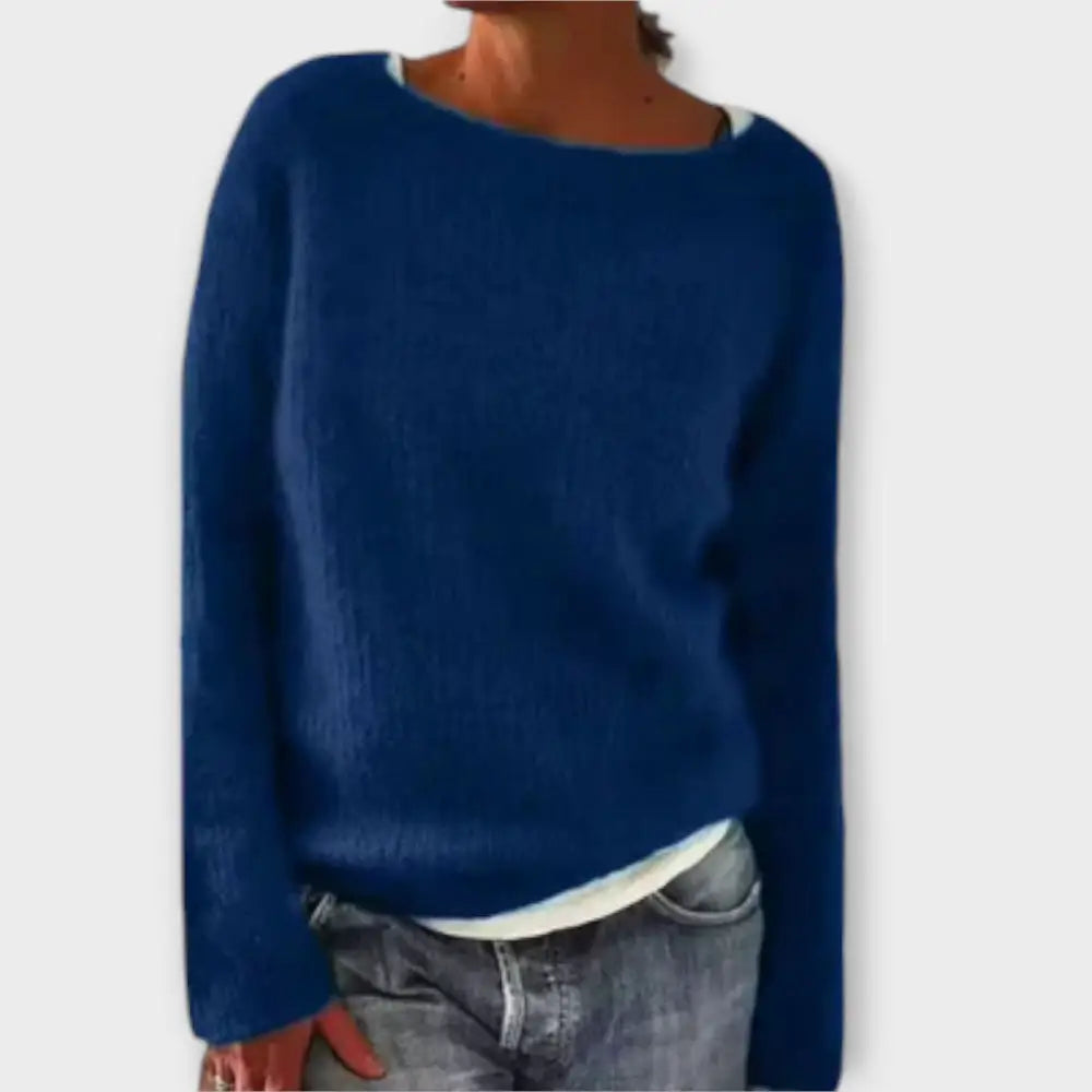Valeria – Suéter Chic de Verano - Azul / S - Suéteres & Cardigans