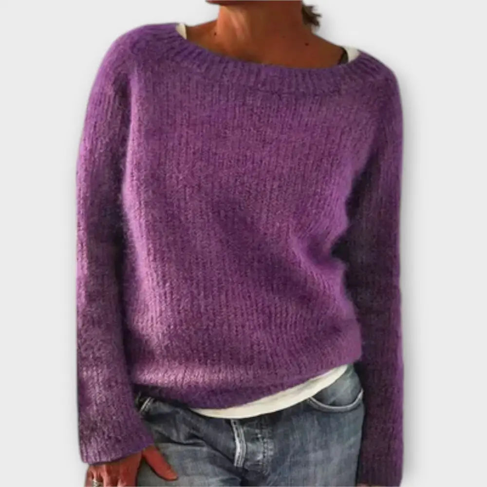 Valeria – Suéter Chic de Verano - Lila / S - Suéteres & Cardigans