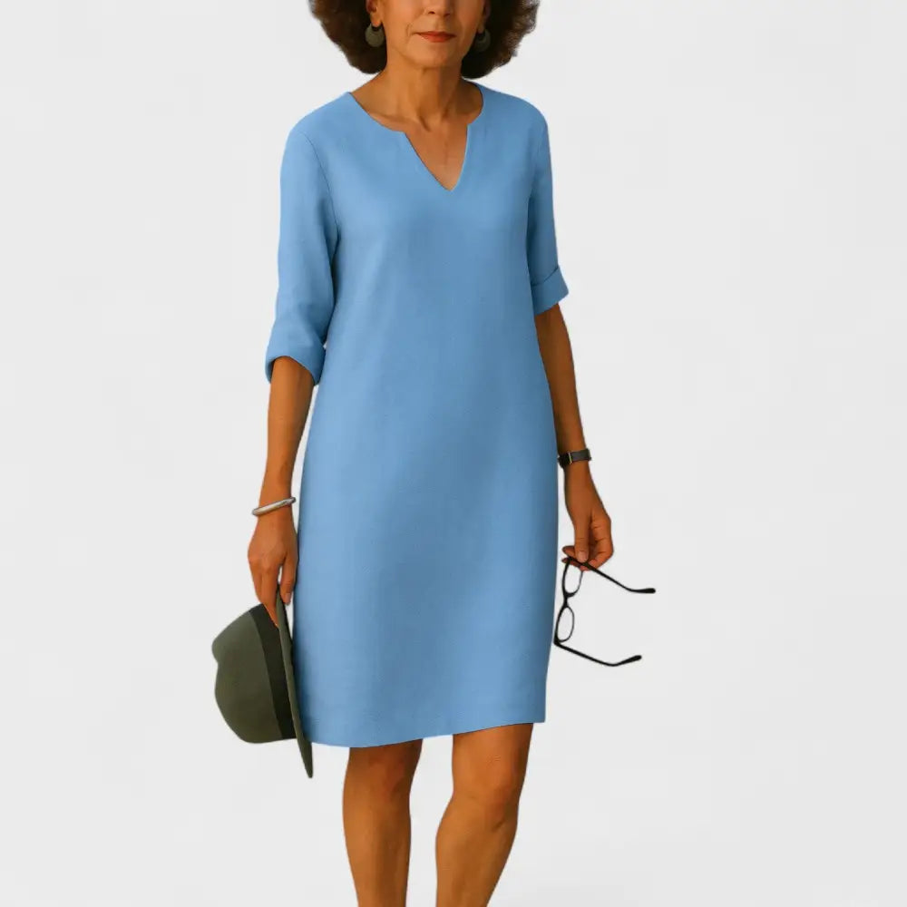 Vestido Alicia – Estilo Fresco para Días Soleados - Azul claro / S - Vestidos
