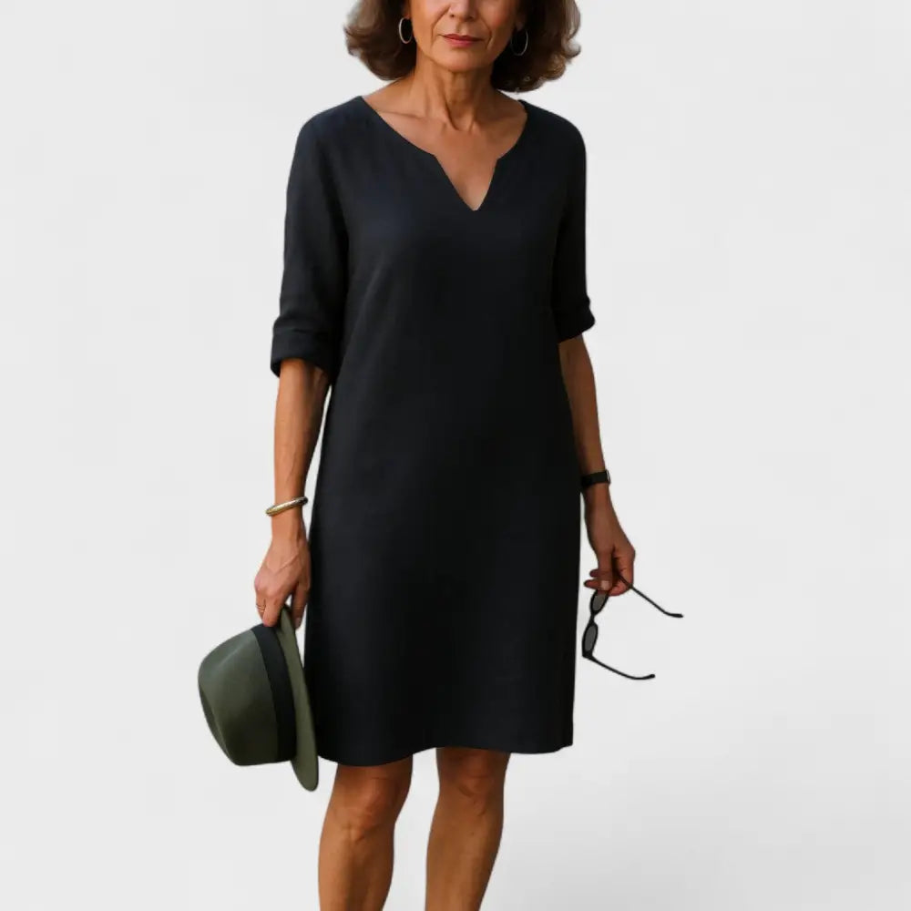 Vestido Alicia – Estilo Fresco para Días Soleados - Negro / S - Vestidos