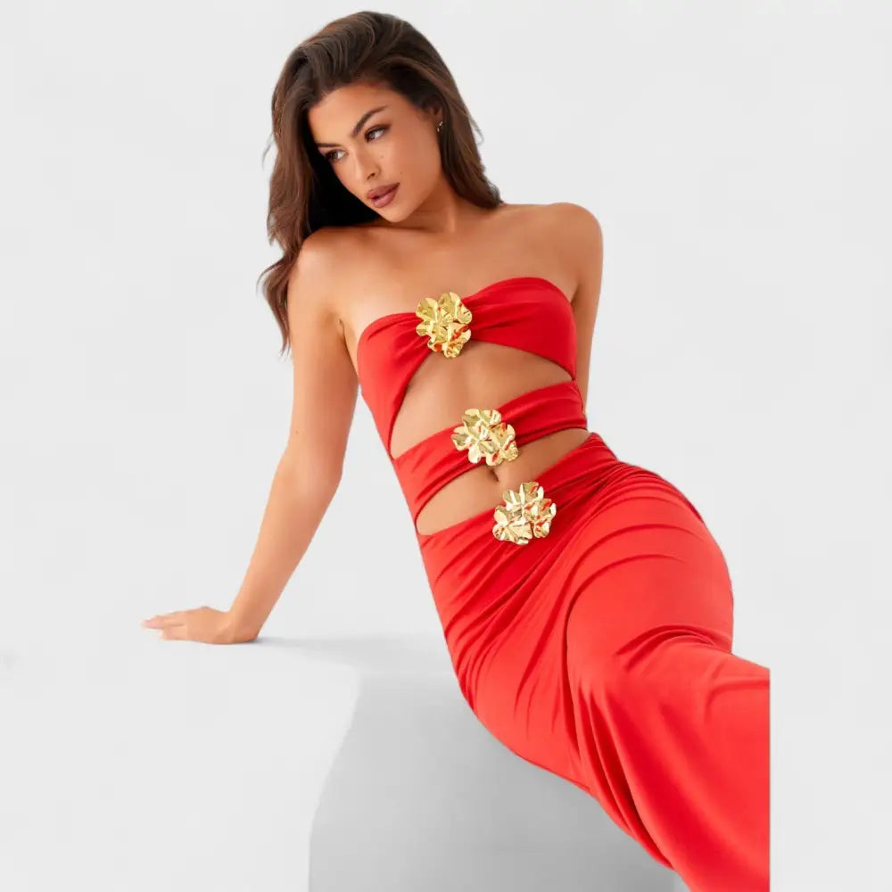 Vestido Leire – Elegancia Floral para Momentos Únicos - Vestidos
