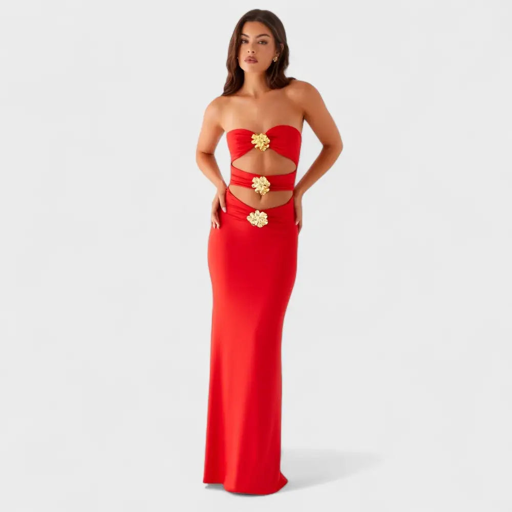 Vestido Leire – Elegancia Floral para Momentos Únicos - Vestidos