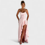 Vestido Maxi Valentina Rosa Suave – Elegancia Con Toque Romántico - Vestidos