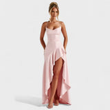 Vestido Maxi Valentina Rosa Suave – Elegancia Con Toque Romántico - Vestidos
