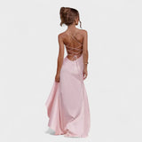 Vestido Maxi Valentina Rosa Suave – Elegancia Con Toque Romántico - Vestidos