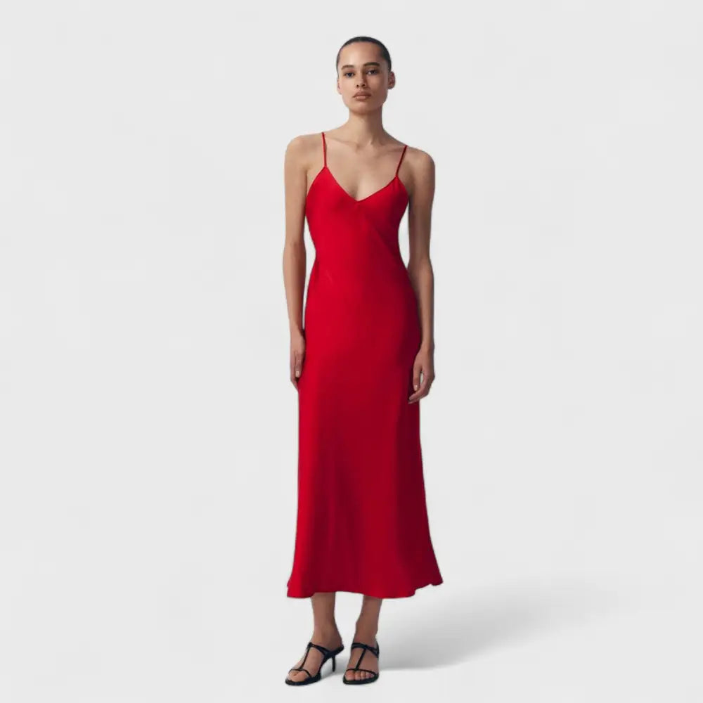 Vestido Solène – Elegancia Fluida para Noches Especiales - Vestidos