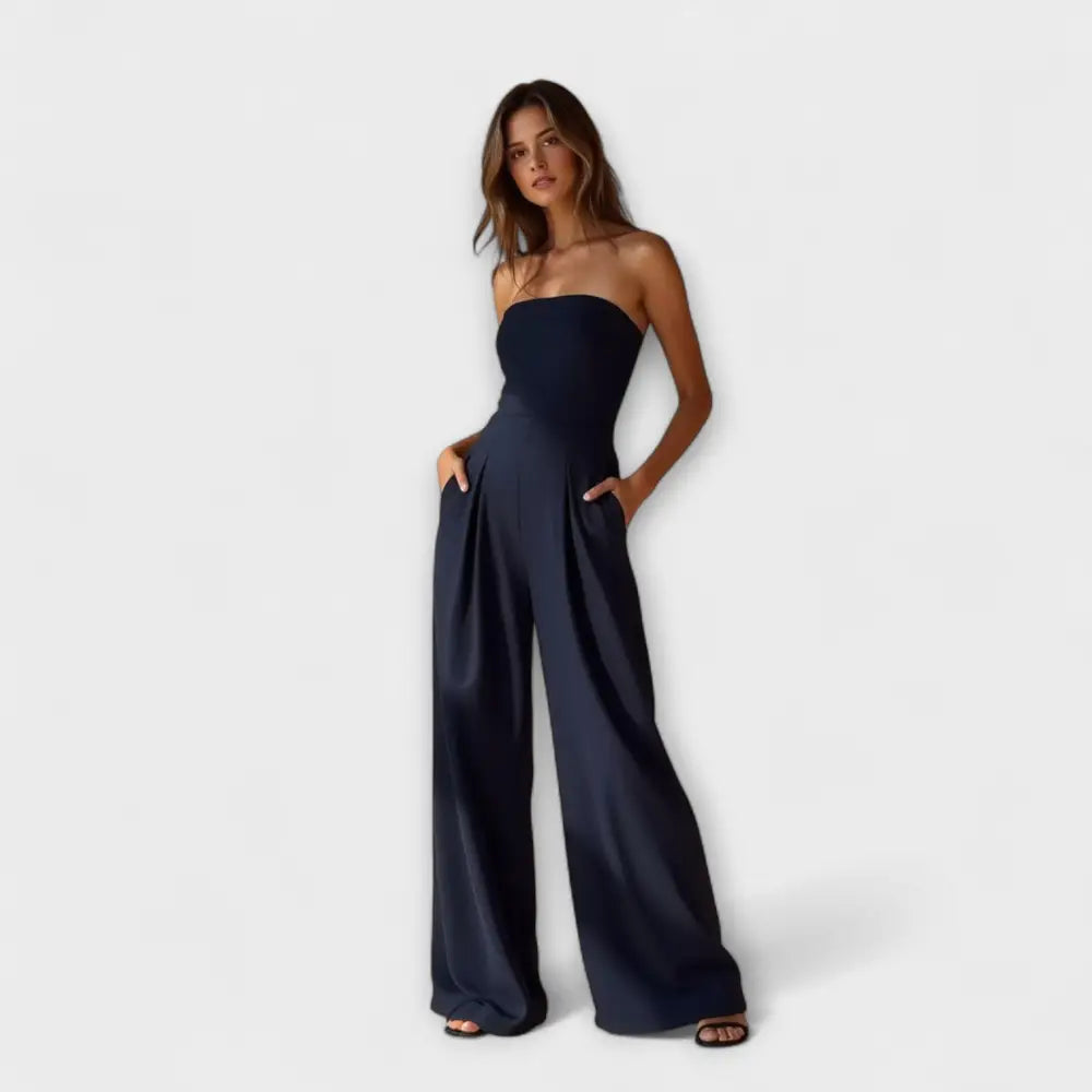 Victoria – Mono Sofisticado para Momentos Inolvidables - Azul oscuro / S - Vestidos