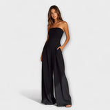 Victoria – Mono Sofisticado para Momentos Inolvidables - Negro / S - Vestidos