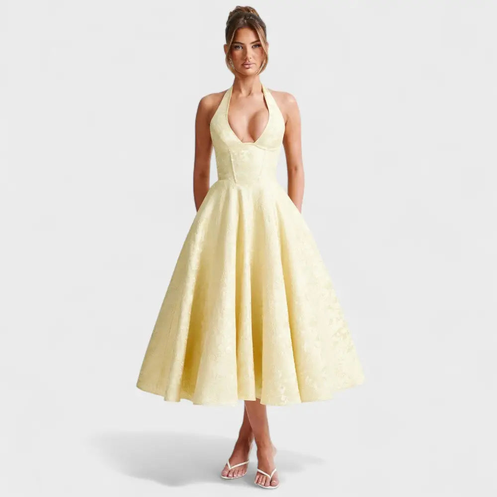 Victoria – Vestido Midi Con Toque Elegante - Vestidos
